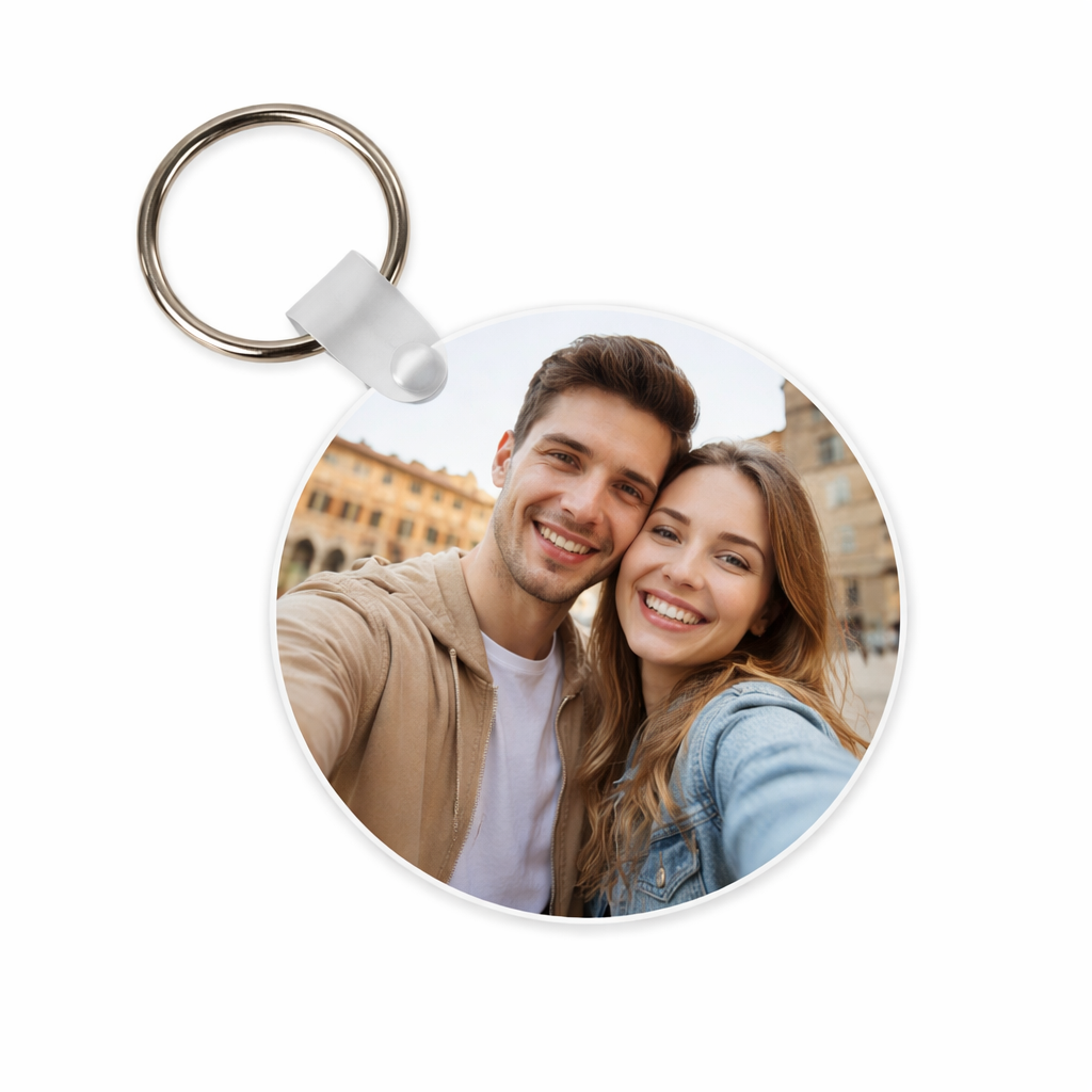 Iconic Background Keychain