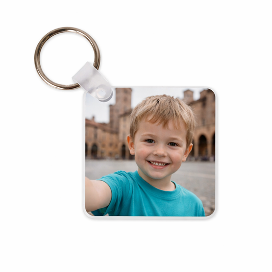 Iconic Background Keychain
